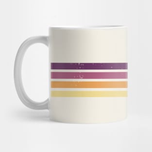 RETRO PEACE STRIPES - 70s Sunrise Mug